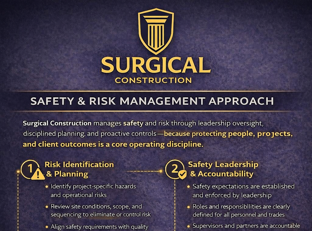 Surgical Construction Safety Management System